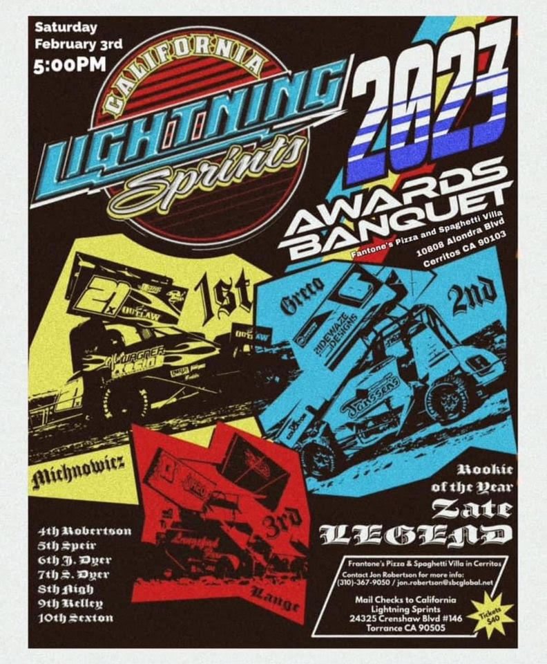 CALIFORNIA LIGHTNING SPRINT CAR SERIES ANNOUNCES 30TH SEASON SCHEDULE