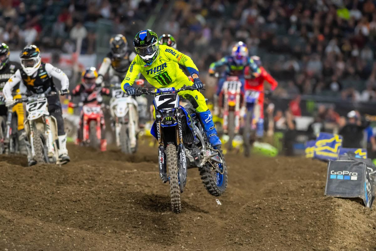 Cooper Webb Wins Anaheim 2 Triple Crown Supercross