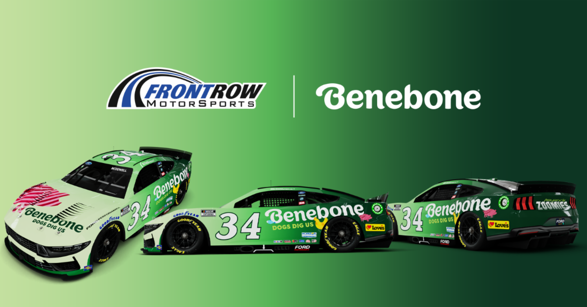 Front Row Motorsports Extends Dog-Loving Relationship with Benebone