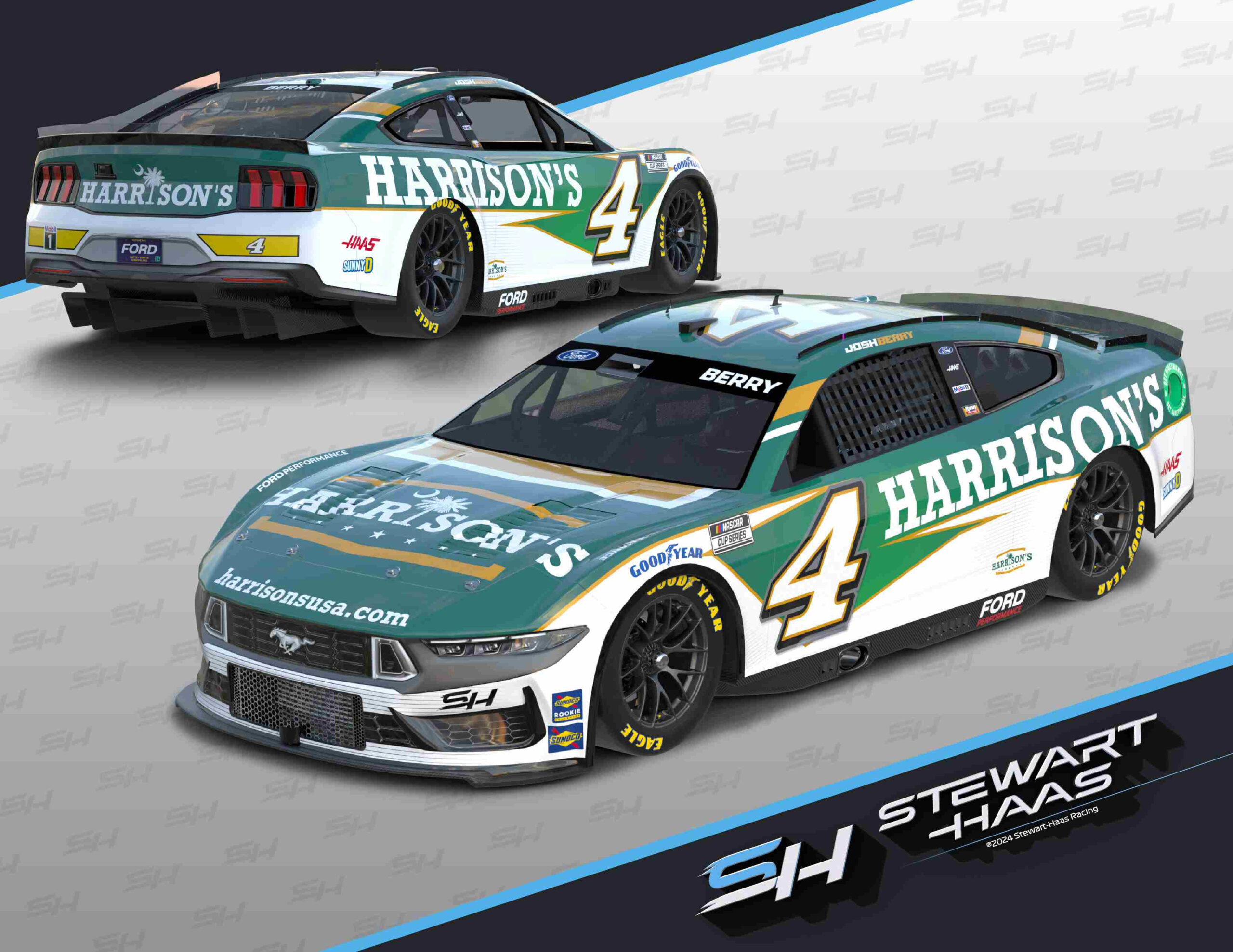 Harrison’s Joins Josh Berry at Stewart-Haas Racing