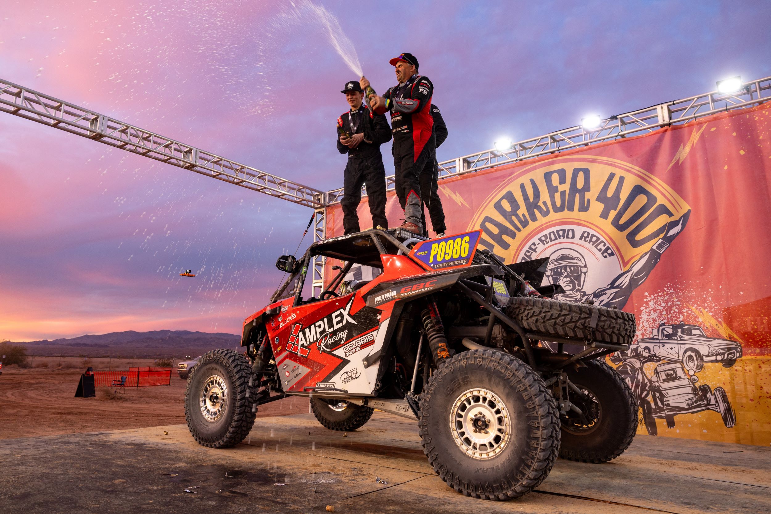 Larry Heidler Wins 2024 Parker 400 Limited Race