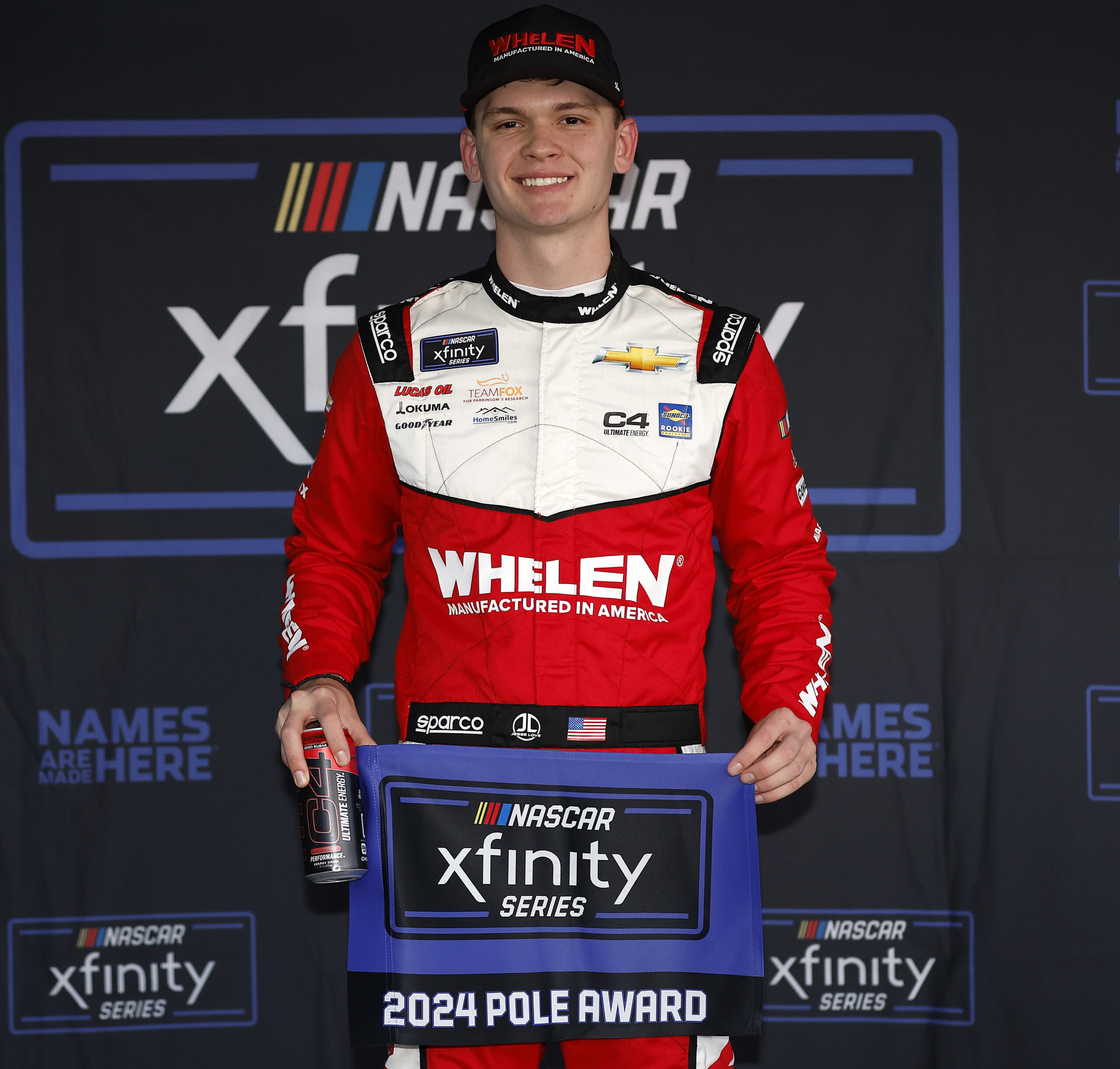 Jesse Love claims second consecutive Xfinity Series pole of 2024 at Atlanta