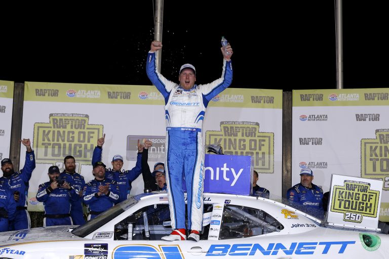 Austin Hill saves enough fuel to win second straight NASCAR Xfinity race