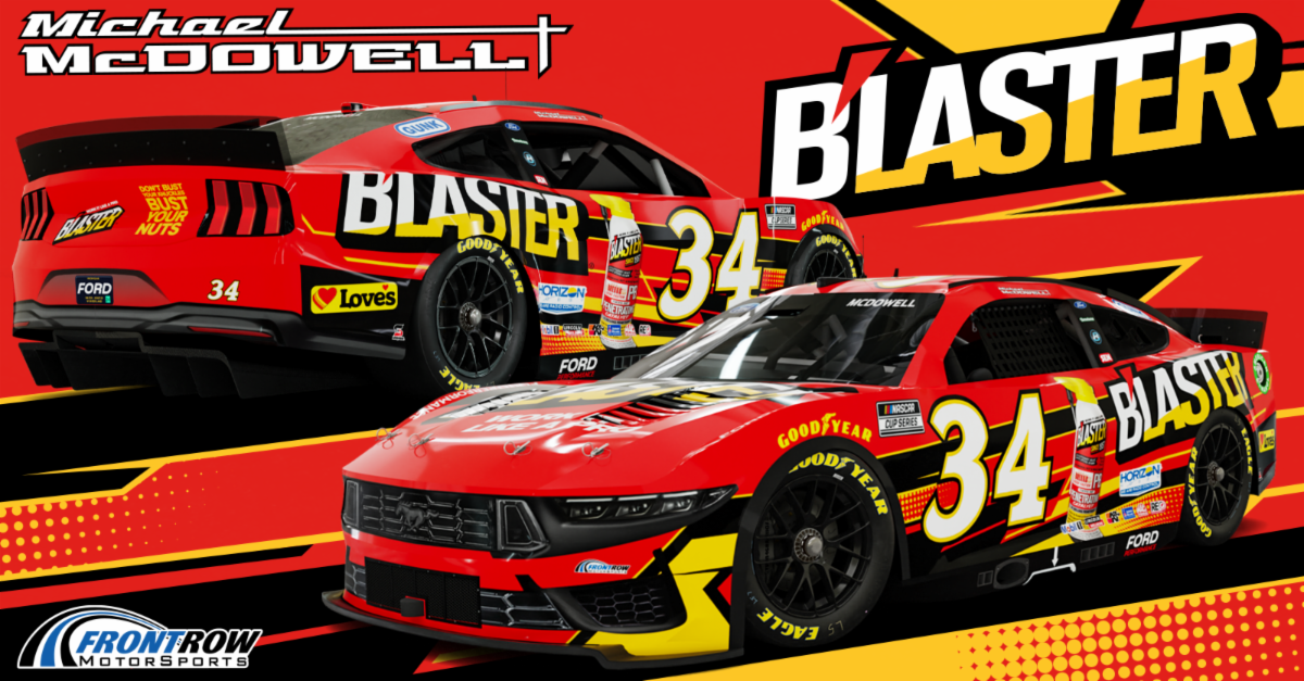 B’laster Holdings, Front Row Motorsports Begin Multi-Race Partnership