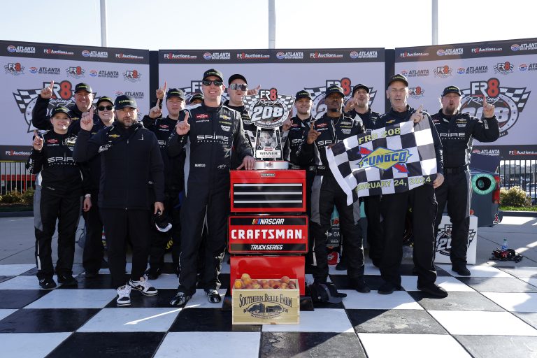 Kyle Busch continues Truck Series mastery with win at Atlanta