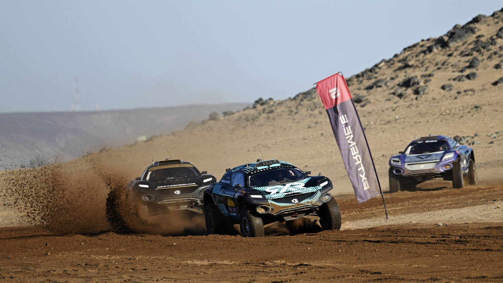 RXR top nail-biting Round 2 Qualifying at the Extreme E Desert X Prix