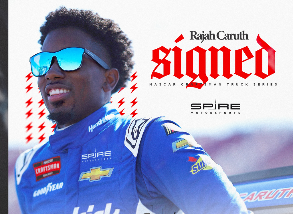 Rajah Caruth Named Driver of Spire Motorsports No. 71 Chevrolet Silverado