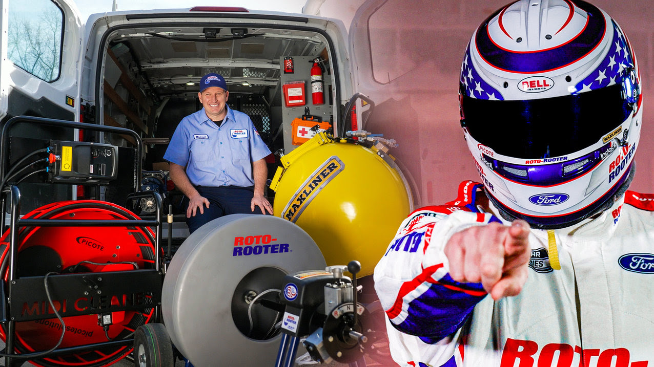 Roto-Rooter, MaxLiner and Picote Solutions Renew Endorsement Partnership with Michael McDowell for 2024 NASCAR Race Season