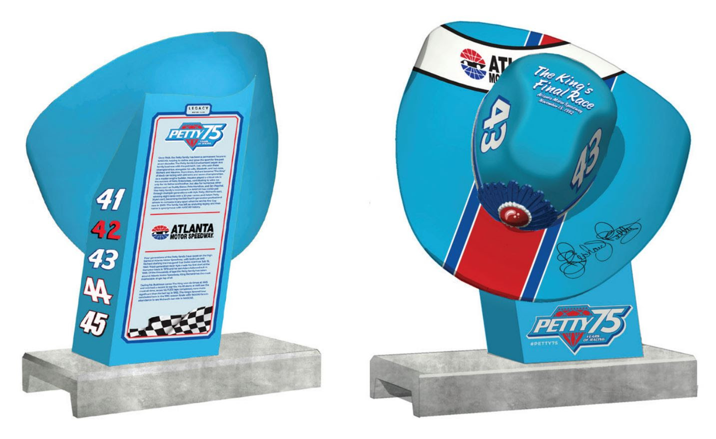 “The King’s Hat” project brings 1992 final ride themed tribute to Petty legacy at AMS