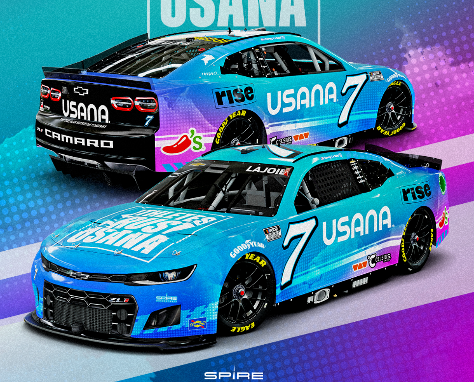 USANA to Sponsor Corey LaJoie, Spire Motorsports at Las Vegas Motor Speedway
