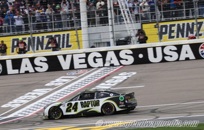 William Byron wins Cup Series race at Las Vegas Motor Speedway March 2023 by Ron Olds 20230305200145-b1aefb81-me