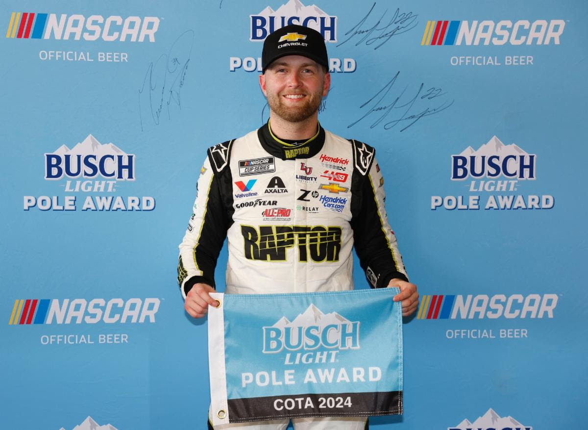 William Byron captures Cup Series Pole at Circuit of the Americas