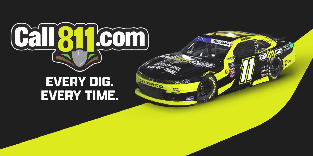 Call811.com Digs in on Partnership with Josh Williams and Kaulig Racing