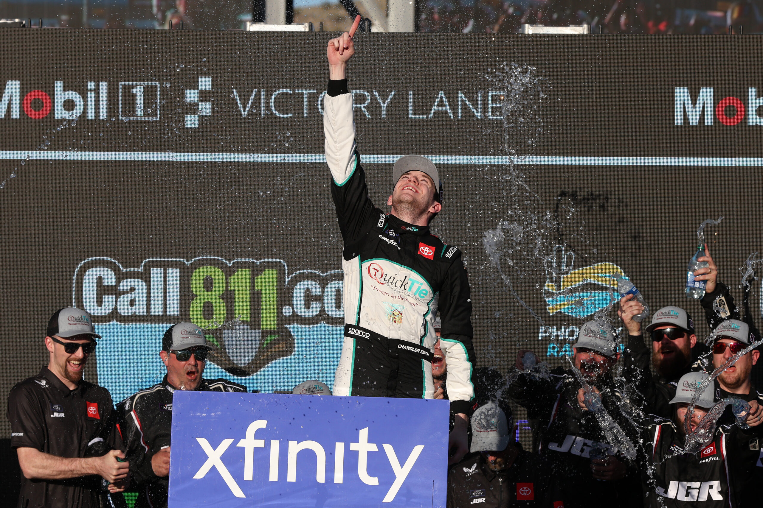 Chandler Smith wins NASCAR Xfinity Series race in overtime at Phoenix Raceway