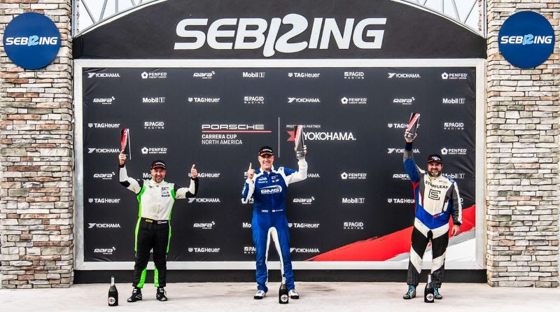 GMG Racing’s James Sofronas Secures Third Straight IMSA Porsche GT3 Cup Victory in Season-Opening Race at Sebring