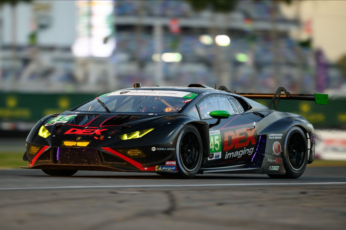 No. 45 DEX Imaging Lamborghini Huracán GT3 EVO2 Fully Focused on Conquering Mobil 1 Twelve Hours of Sebring