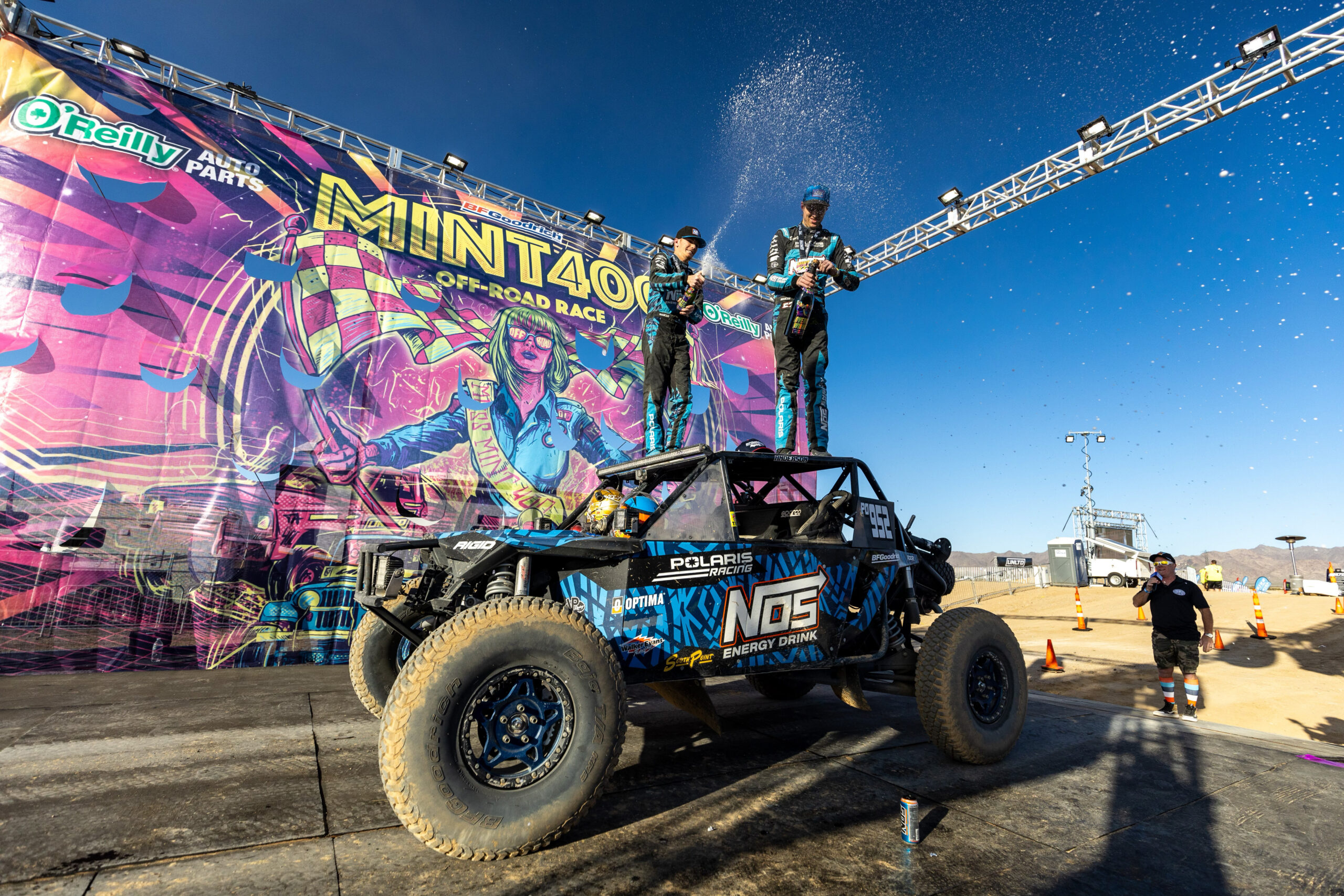 Ronnie Anderson Wins O’Reilly Auto Parts Limited Race at 2024 BFGoodrich Tires Mint 400