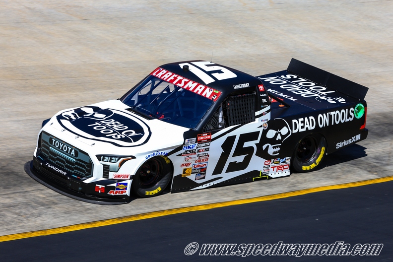 Tanner Gray claims pole for Charlotte Truck Series race