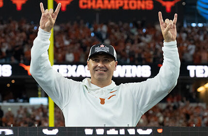 UT Football Coach Sarkisian Named Honorary Starter for Sunday’s EchoPark Automotive Grand Prix