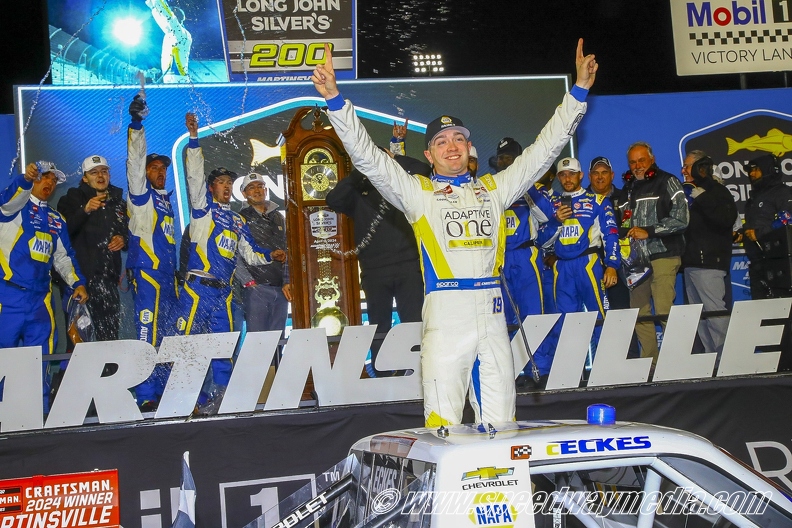 Christian Eckes chimes in for dominant Truck victory at Martinsville