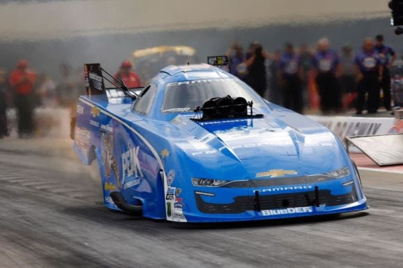 Force Sets Track Record with 10th Quickest Funny Car Run Ever in Friday Qualifying at NHRA 4-Wide Nationals