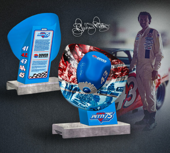 NASCAR Hall of Famer Richard Petty honored with unique King’s Hat statue at Dover