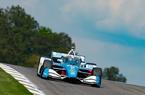Newgarden Finds Peace by Setting Pace in Barber Practice