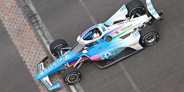Newgarden Leads Rain-Shortened First Day of Indy 500 Open Test