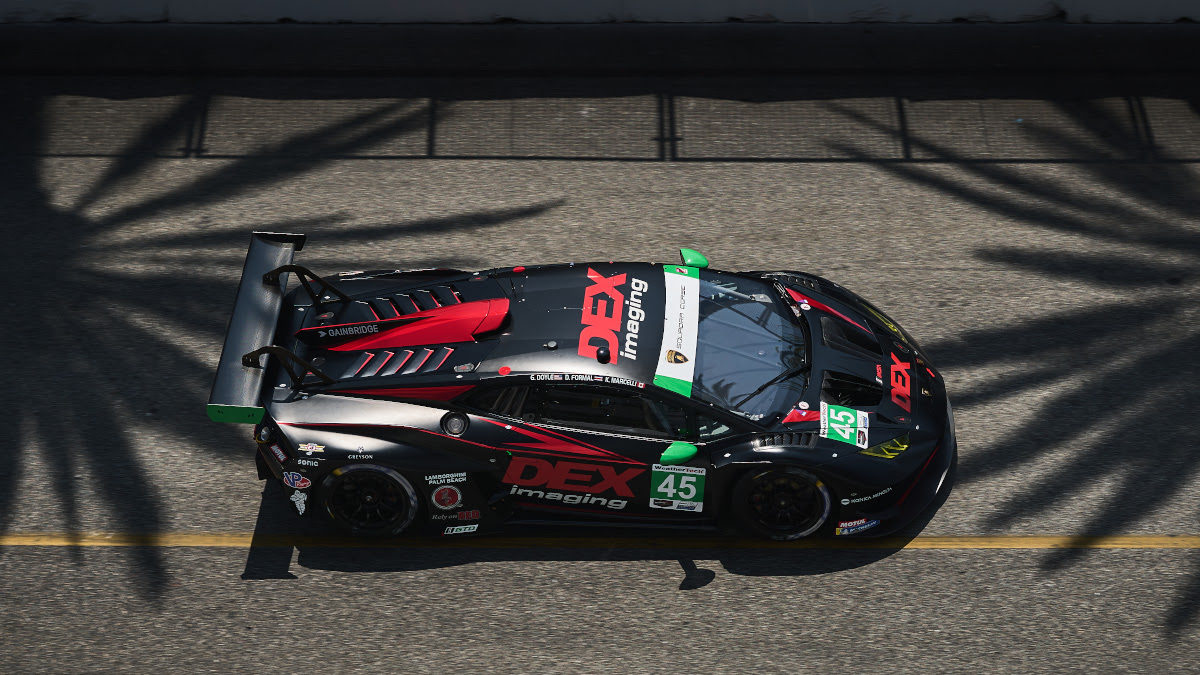 No. 45 DEX Imaging Lamborghini Huracán GT3 EVO2 Secures Top-Ten Finish in Acura Grand Prix of Long Beach