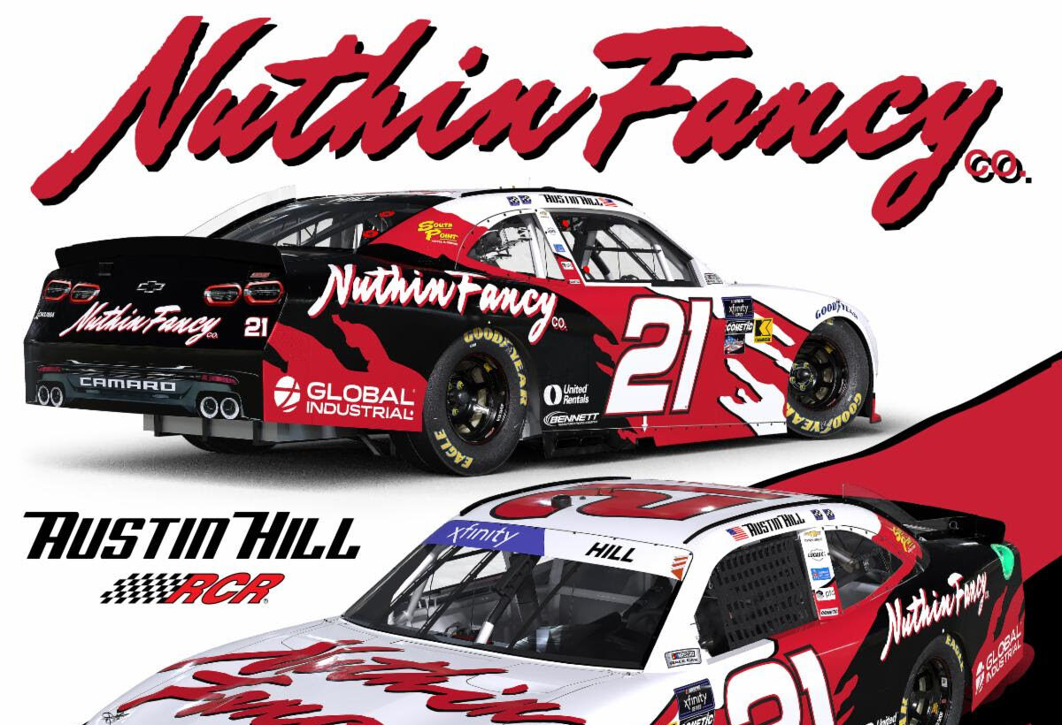 Nuthin Fancy Co. Partners with Richard Childress Racing to Sponsor Austin Hill and the No. 21 Chevrolet Camaro SS in the NASCAR Xfinity Series at Dover