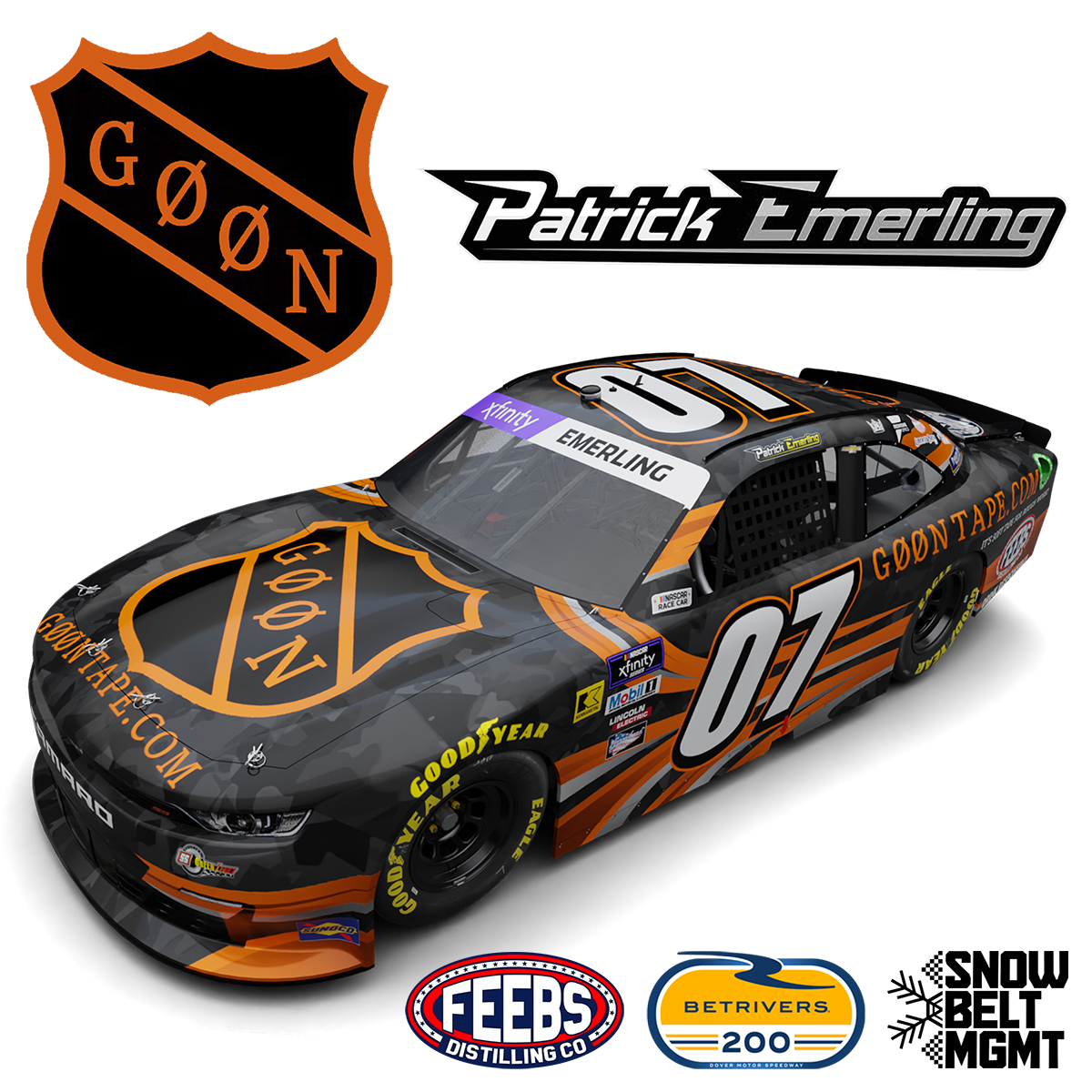 PATRICK EMERLING PARTNERS WITH GOONTAPE AT DOVER