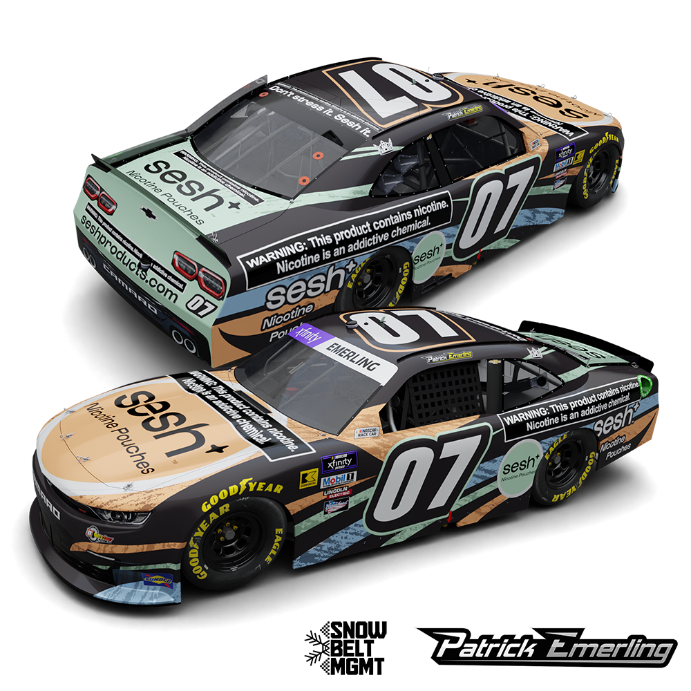 PATRICK EMERLING PARTNERS WITH SESH PRODUCTS AT TEXAS MOTOR SPEEDWAY