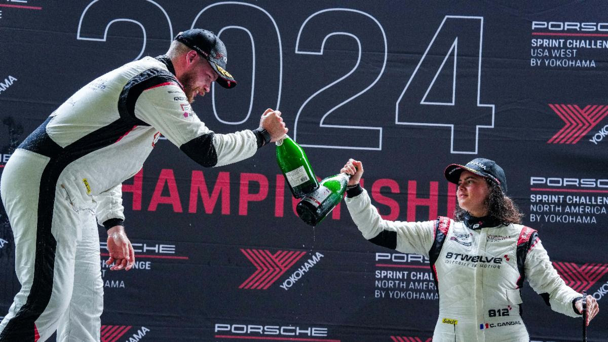 RAFA Racing’s Ian “Crimsix” Porter Drives From Last to Second in Saturday’s Porsche Sprint Challenge North America Race at Barber Motorsports Park