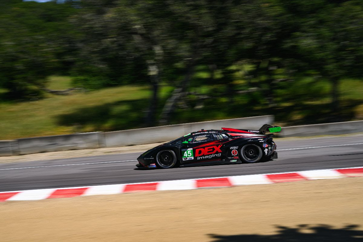 No. 45 DEX Imaging Lamborghini Huracán GT3 EVO2 Achieves Best Finish of the Season at MOTUL Course de Monterey