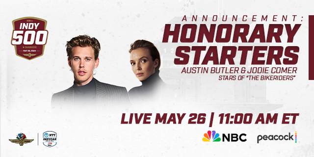 Acclaimed Actors Austin Butler, Jodie Comer Named Indianapolis 500 Honorary Starters