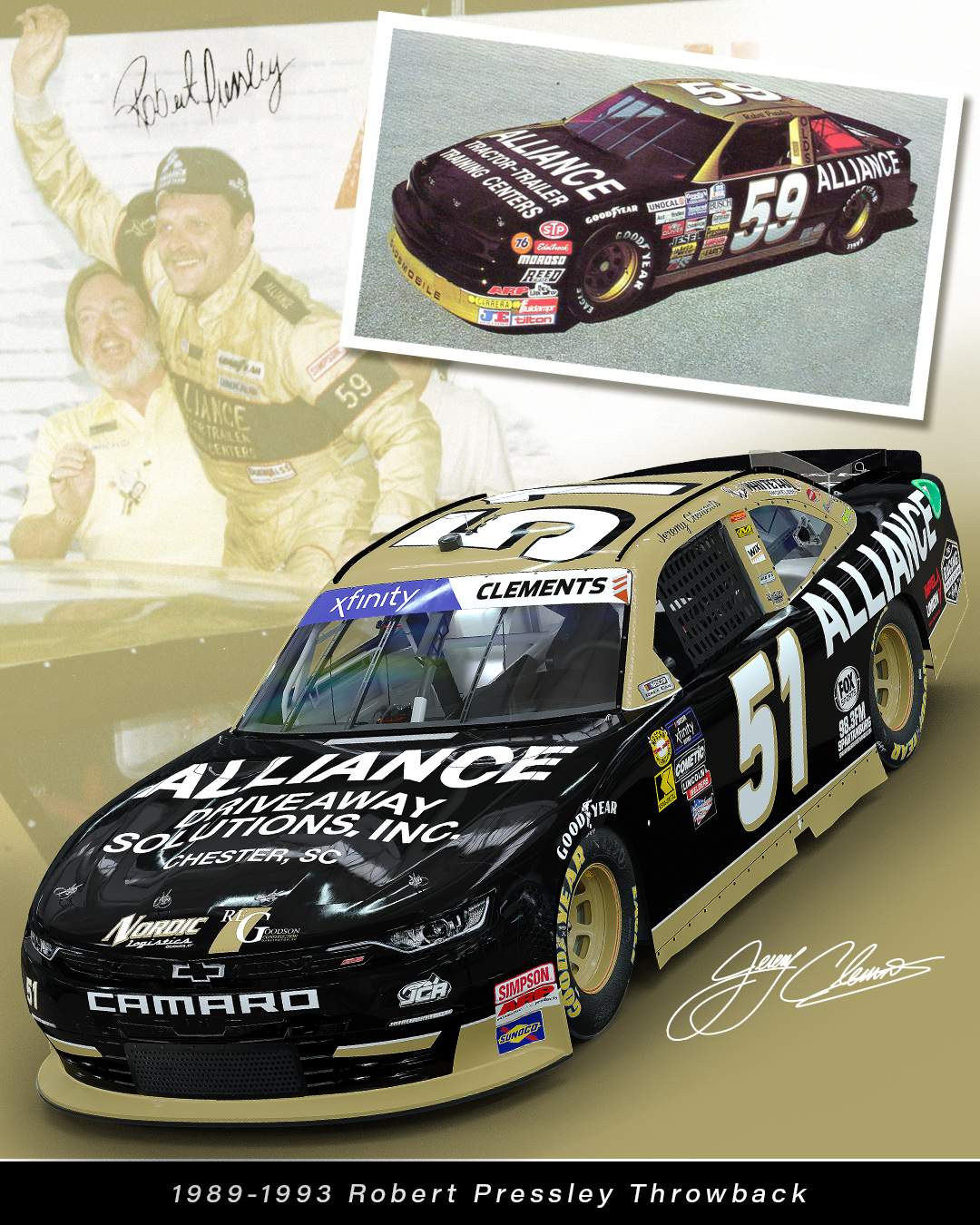 Alliance Driveway Solutions & JCR Rewinding to the 90s with a Robert Pressley inspired Throwback