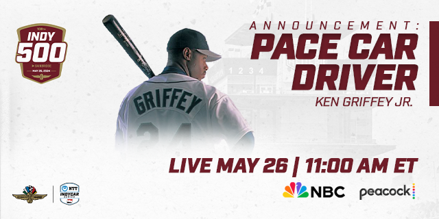 One of the Most Prolific Home Run Hitters in Baseball History To Lead NTT INDYCAR SERIES Field to Green