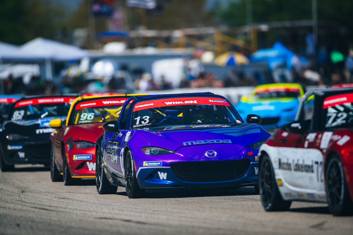 Critical Points Weekend for Whelen Mazda MX-5 Cup at WeatherTech Raceway Laguna Seca