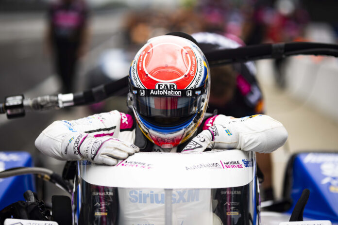 #60: Felix Rosenqvist, Meyer Shank Racing Honda