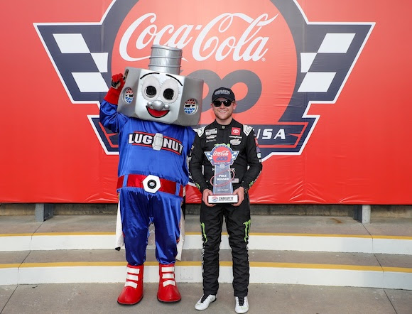 All-Charlotte Front Row: Gibbs Tops Byron In Coca-Cola 600 Qualifying