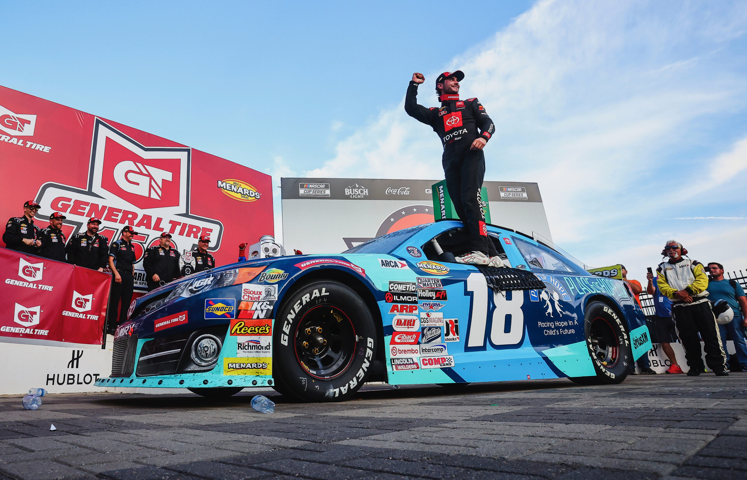 Gray Holds Off Kvapil, Claims General Tire 150 Victory
