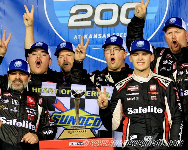 Corey Heim records dominant Truck victory at Kansas