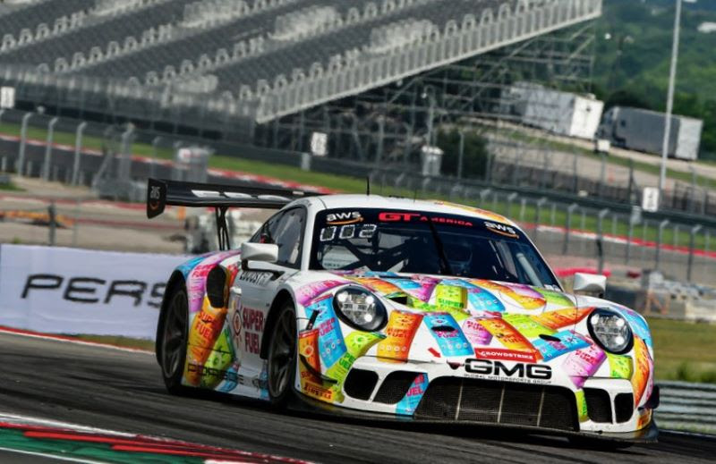Kyle Washington Secures Season-Best Second-Place GT America Finish Sunday in the No. 32 GMG Racing Porsche 911 GT3 R at COTA