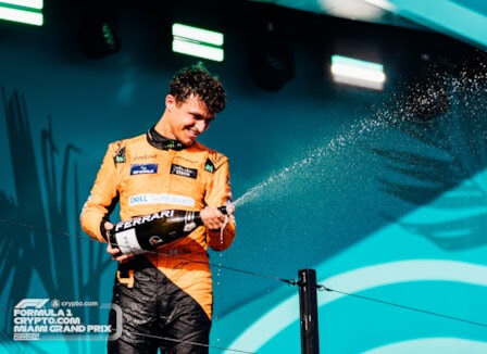 Lando Norris scores his landmark first career win at the Formula 1 Crypto.com Miami Grand Prix