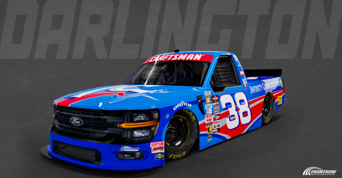 Layne Riggs and the No. 38 Infinity Communications Group Ford F-150