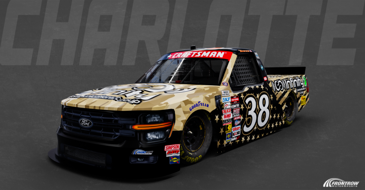 Layne Riggs and the No. 38 Infinity Communications Group Ford F-150