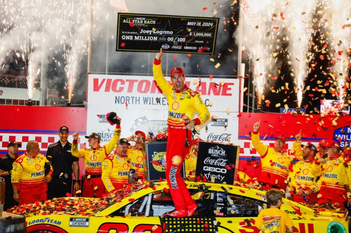 Million-Dollar Sunday: Logano Speeds To Second NASCAR All-Star Race Victory