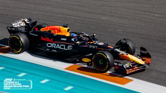 Max Verstappen clinches pole position for the Formula 1 Crypto.com Miami Grand Prix Sprint