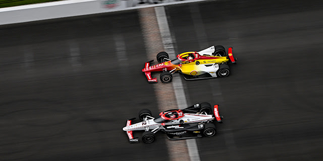Newgarden Leads Hectic Race Prep Practice at Indy