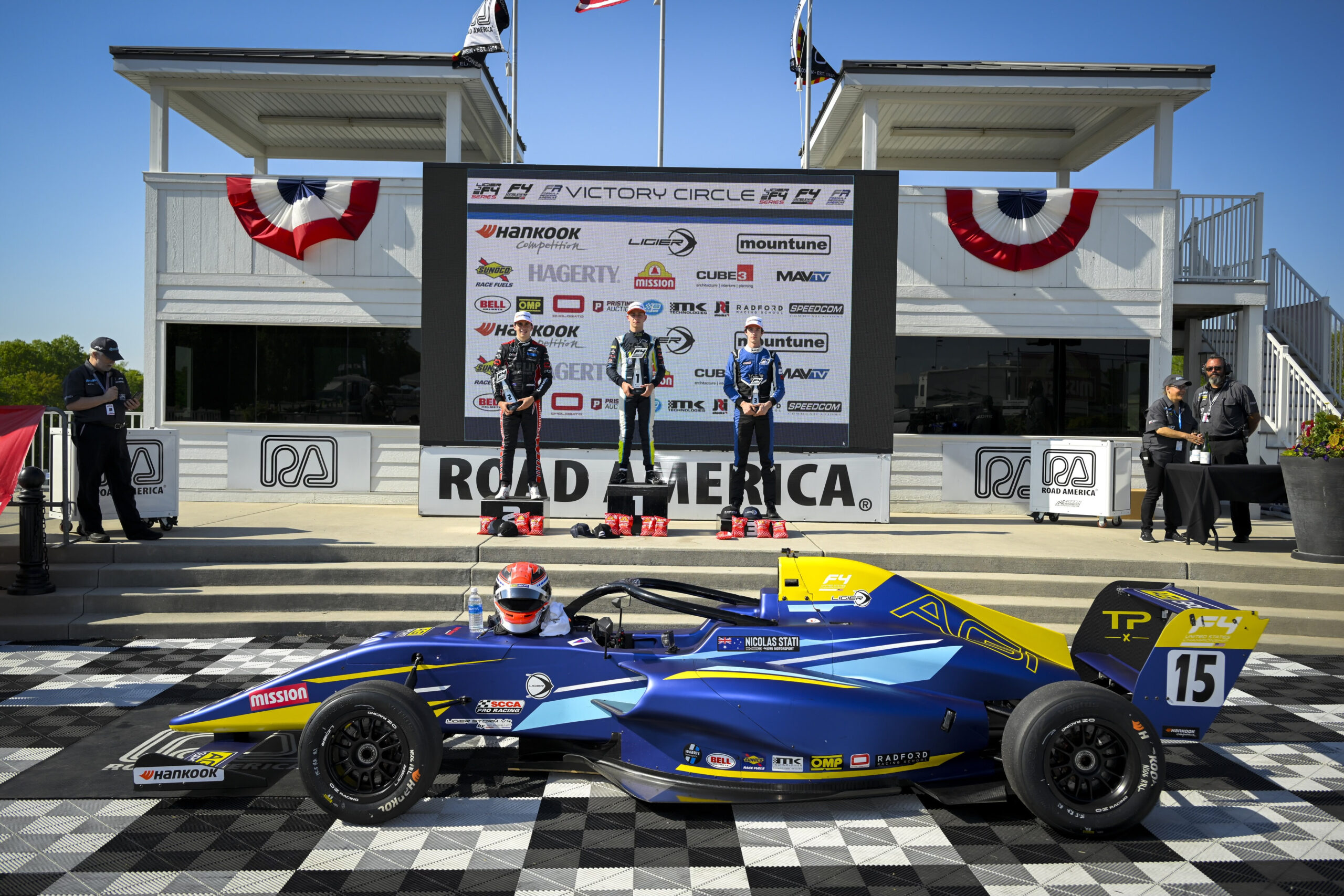 Nicolas Stati Wins in F4 U.S. Championship as the Ligier JS F422 Makes its Debut at Road America